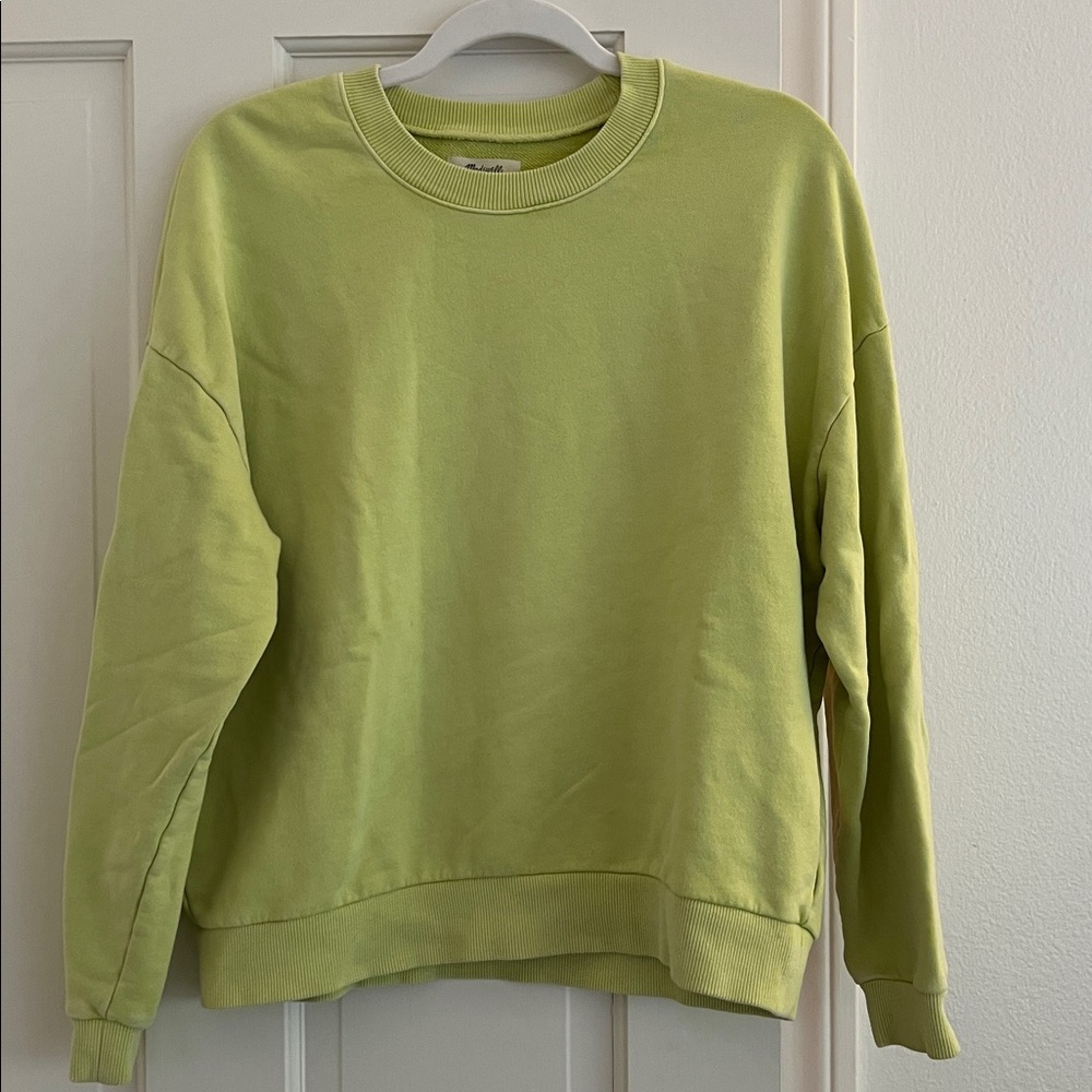 Madewell Light Green Crewneck